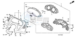 FES1259 France - (F / CMF 2F) drawing SPEEDOMETER