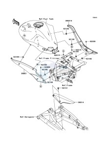 ER-6n ABS ER650B8F GB XX (EU ME A(FRICA) drawing Side Covers/Chain Cover