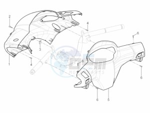 Typhoon 50 4T 4V E2 (NAFTA) USA drawing Handlebars coverages