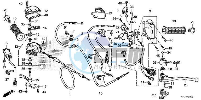 HANDLE LEVER/ SWITCH/ CABLE