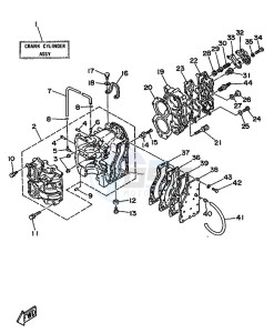 40G drawing CYLINDER--CRANKCASE