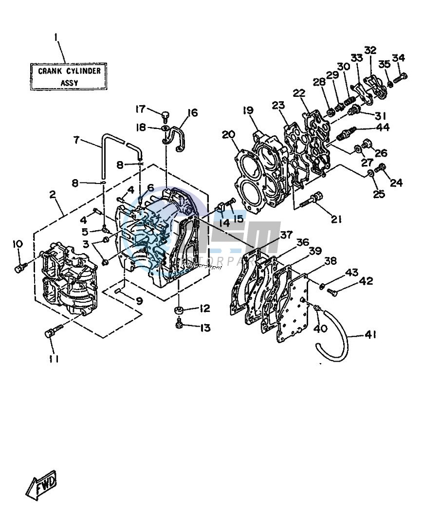 CYLINDER--CRANKCASE