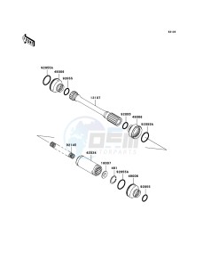 KVF650 4x4 KVF650D7F EU GB drawing Drive Shaft-Propeller