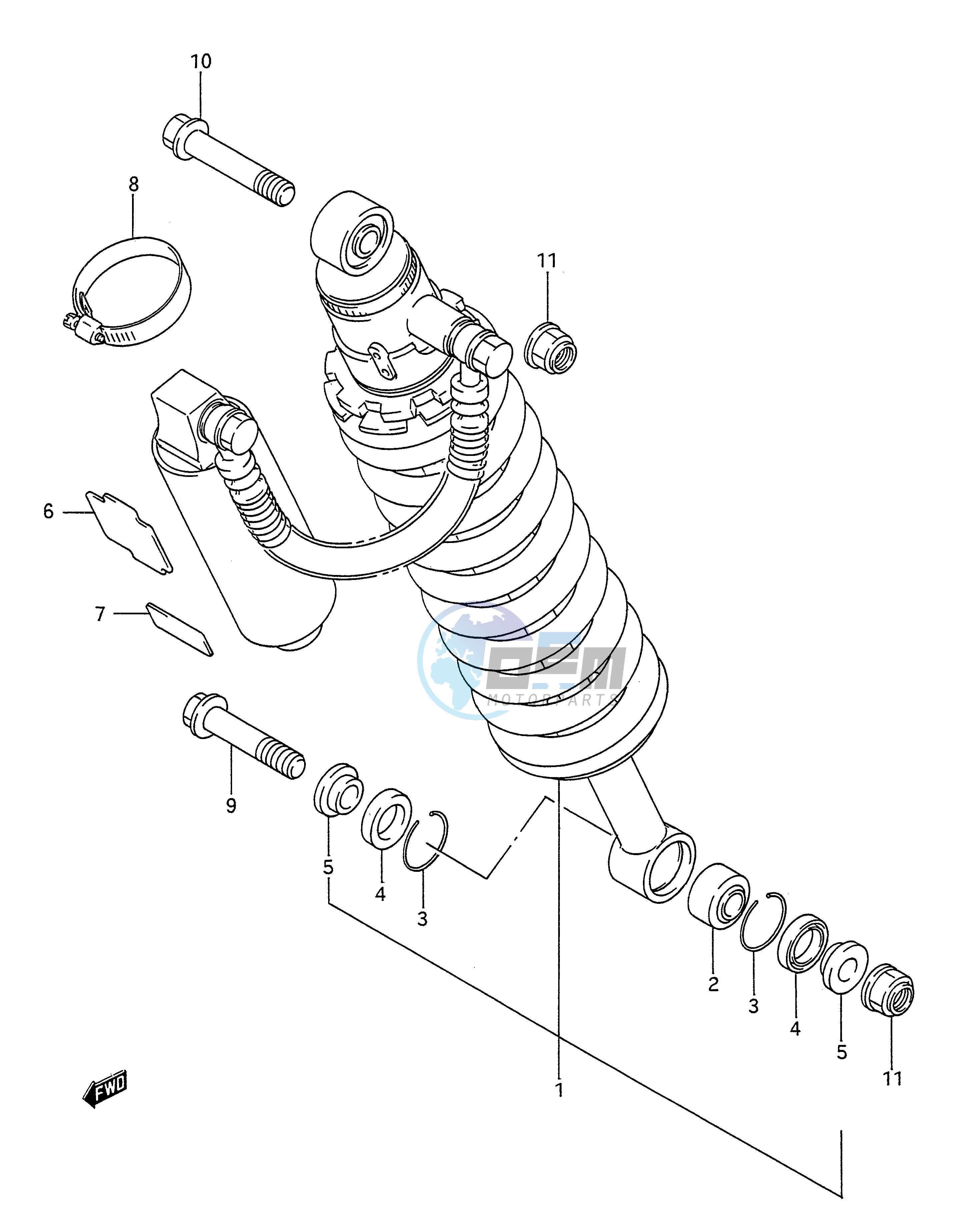 REAR SHOCK ABSORBER