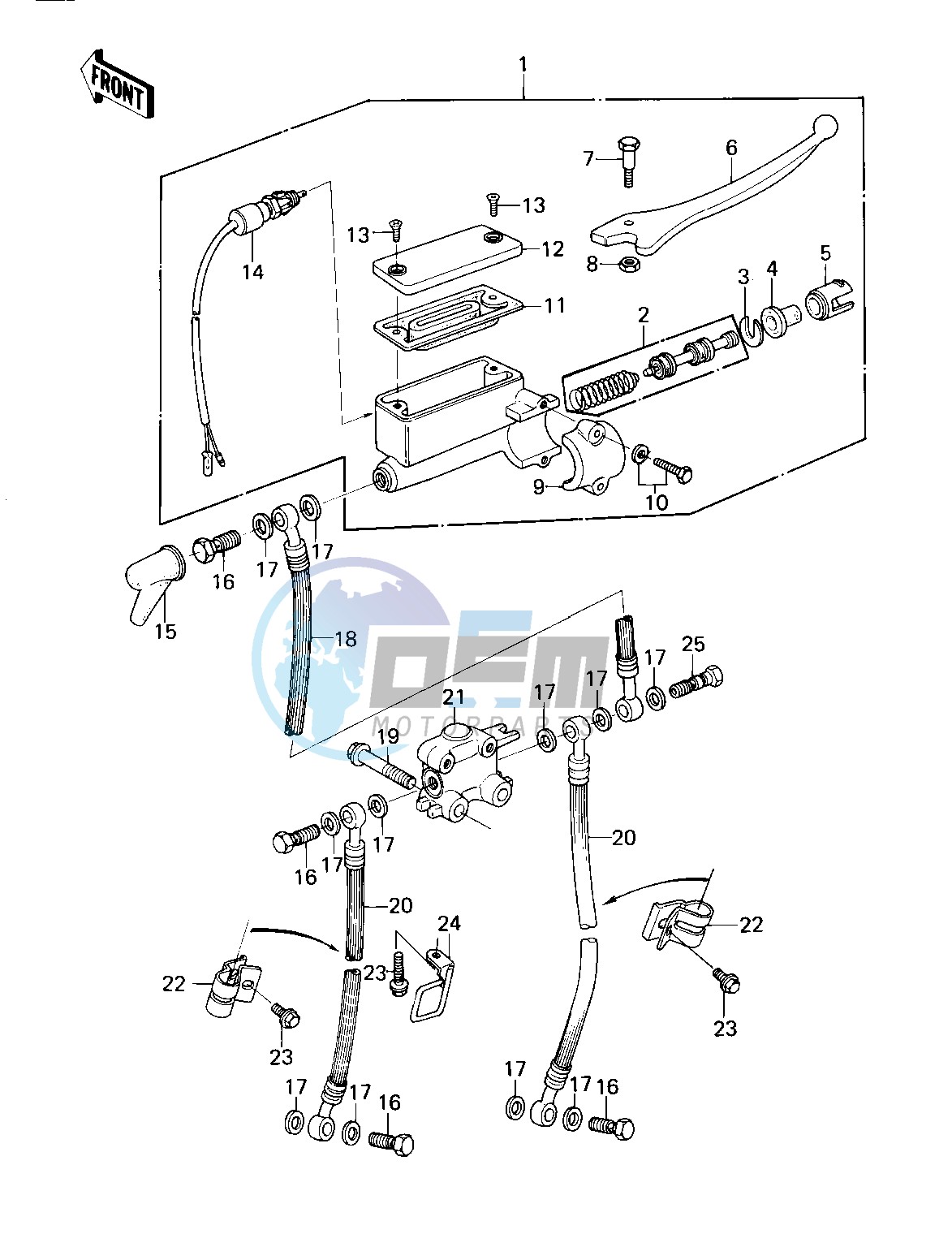 FRONT MASTER CYLINDER