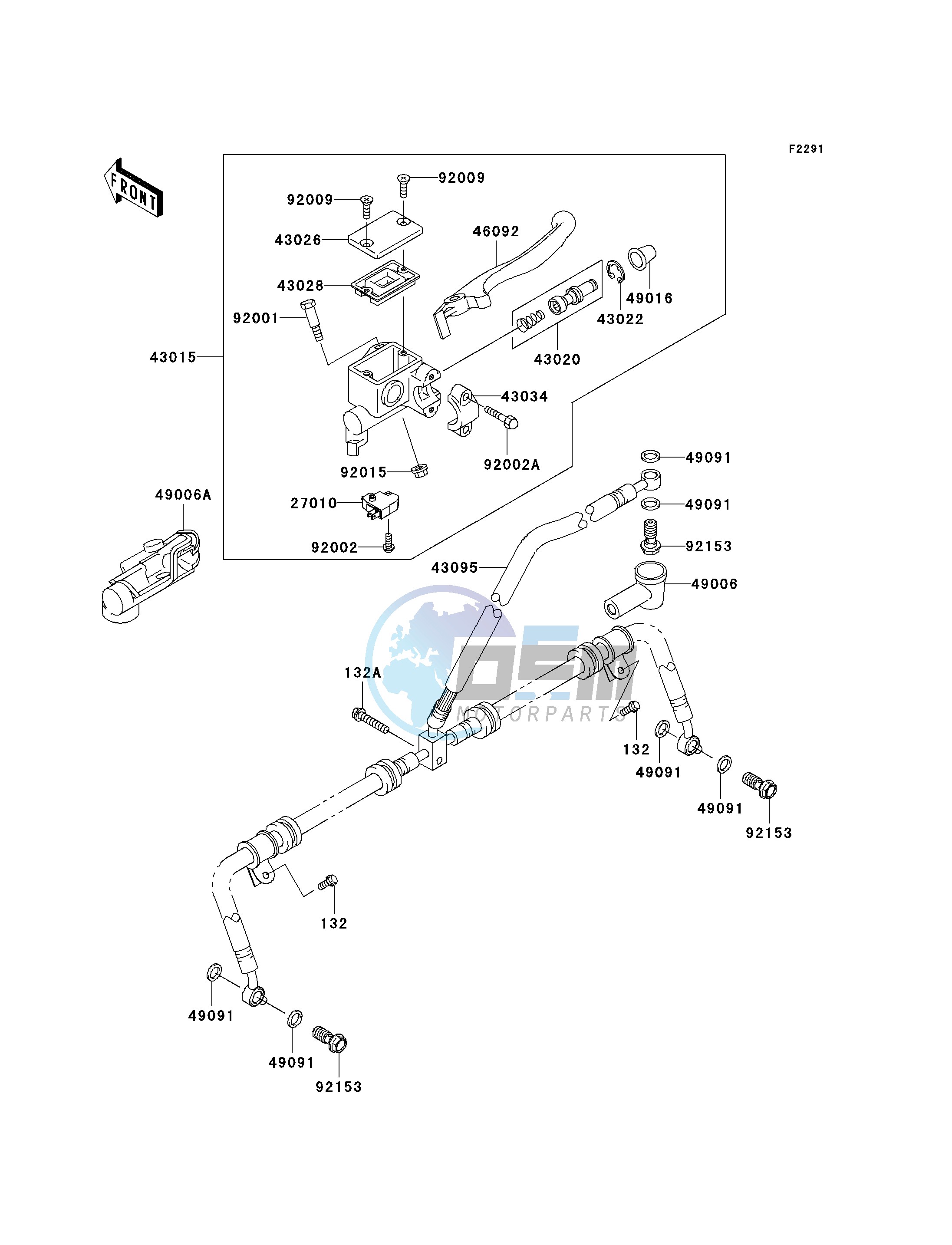 FRONT MASTER CYLINDER