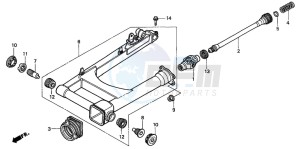 VT1100C2 drawing SWINGARM