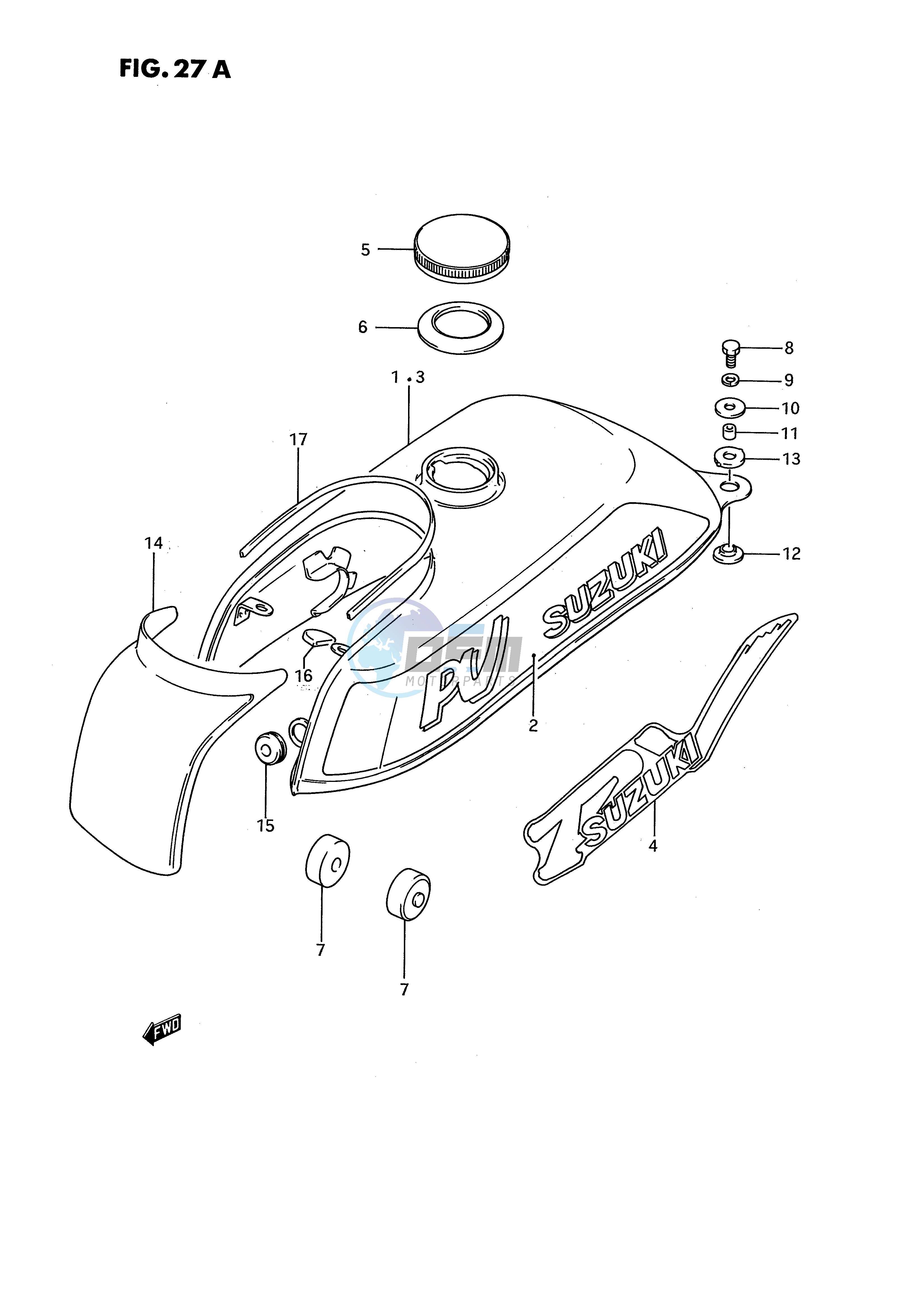 FUEL TANK (MODEL L M R)