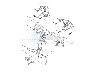 HW XENTER 125 drawing HANDLE SWITCH