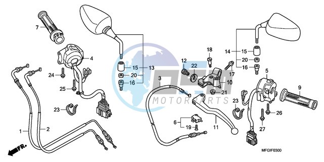 HANDLE LEVER/SWITCH/ CABLE