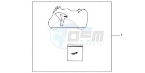 CBR1000RRA ED drawing INDOOR CYCLE COVER