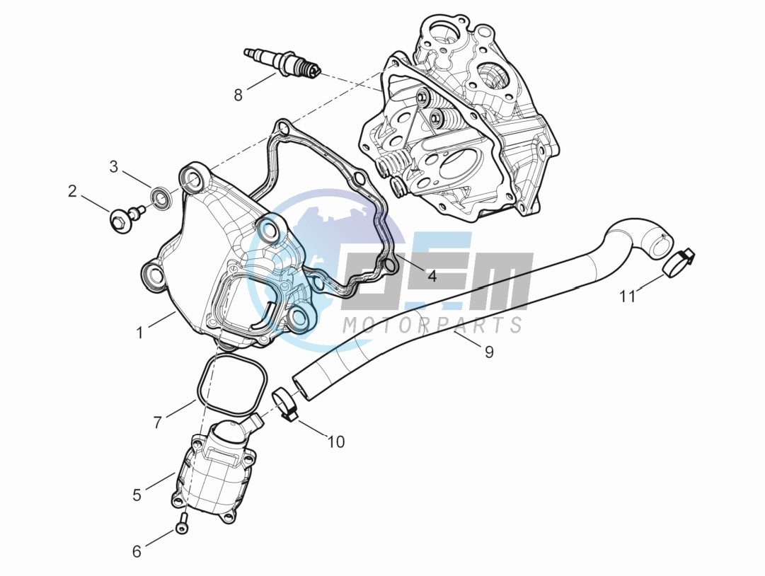 Cylinder head cover