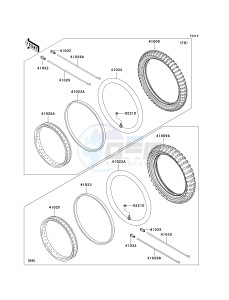 KLX 110 A (KLX110 MONSTER ENERGY) (A6F-A9FA) A8F drawing WHEELS_TIRES