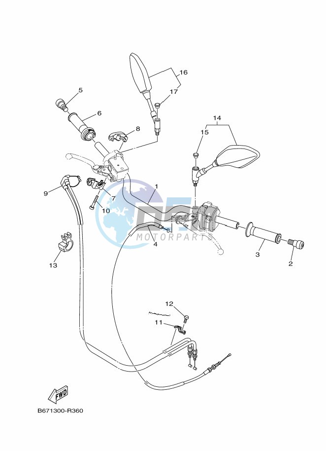 STEERING HANDLE & CABLE