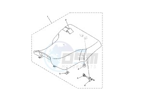 YFM FW KODIAK 400 drawing SEAT