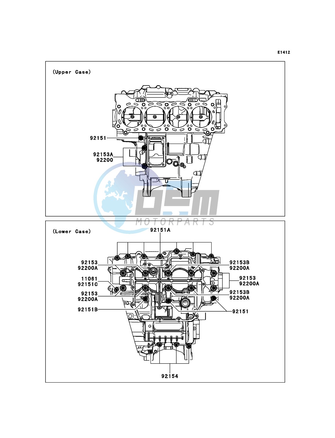 Crankcase Bolt Pattern