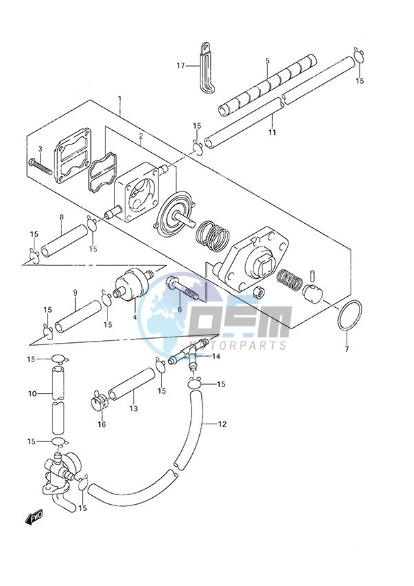 Fuel Pump S/N 510001 to 511203