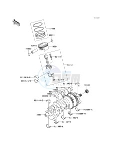 KRF 750 F [TERYX 750 4X4 NRA OUTDOORS] (F8F) C9FB drawing CRANKSHAFT_PISTON-- S- -