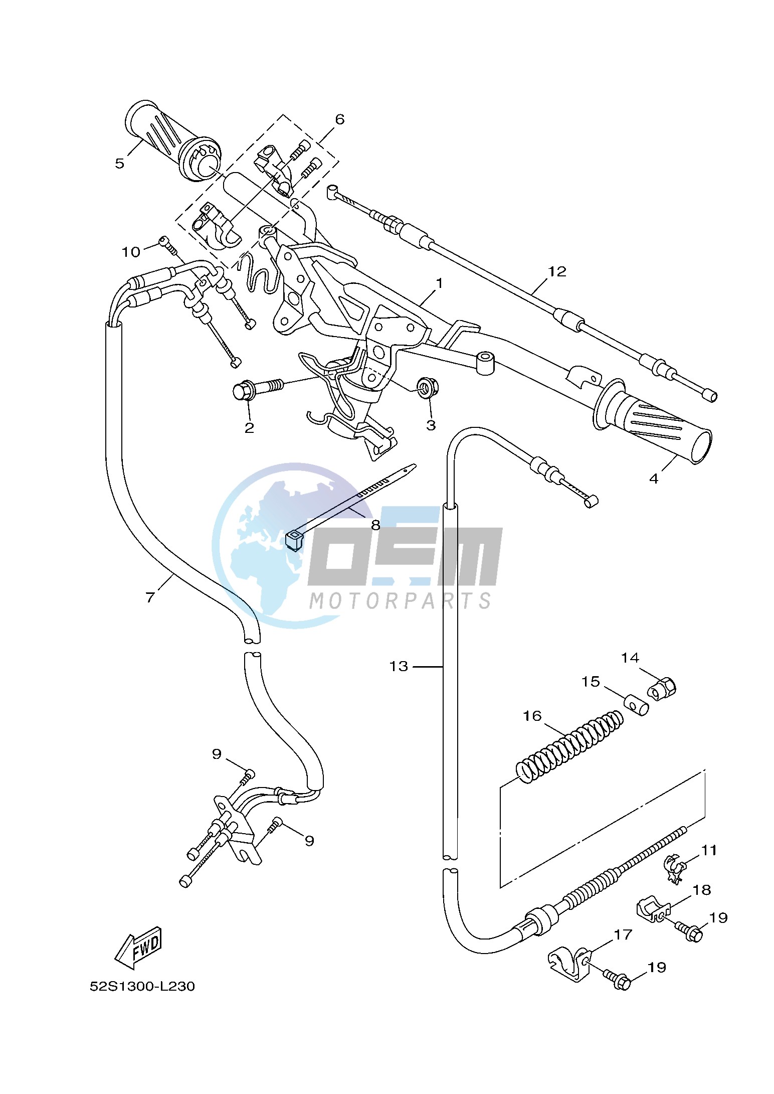 STEERING HANDLE & CABLE