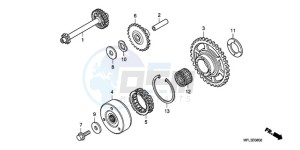 CBR1000RA9 U / ABS drawing STARTING CLUTCH