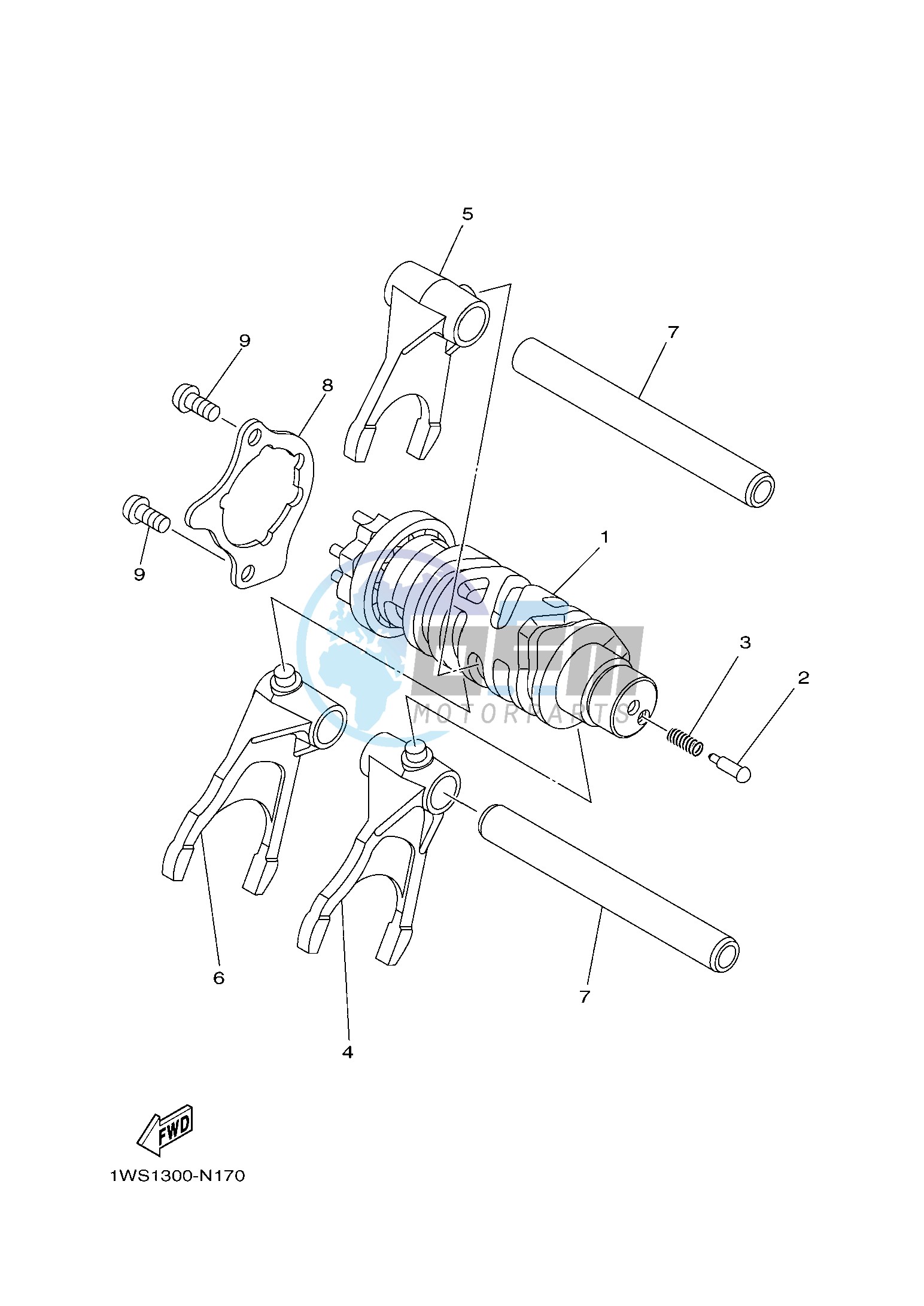 SHIFT CAM & FORK