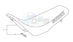 RMX250 (E28) drawing SEAT