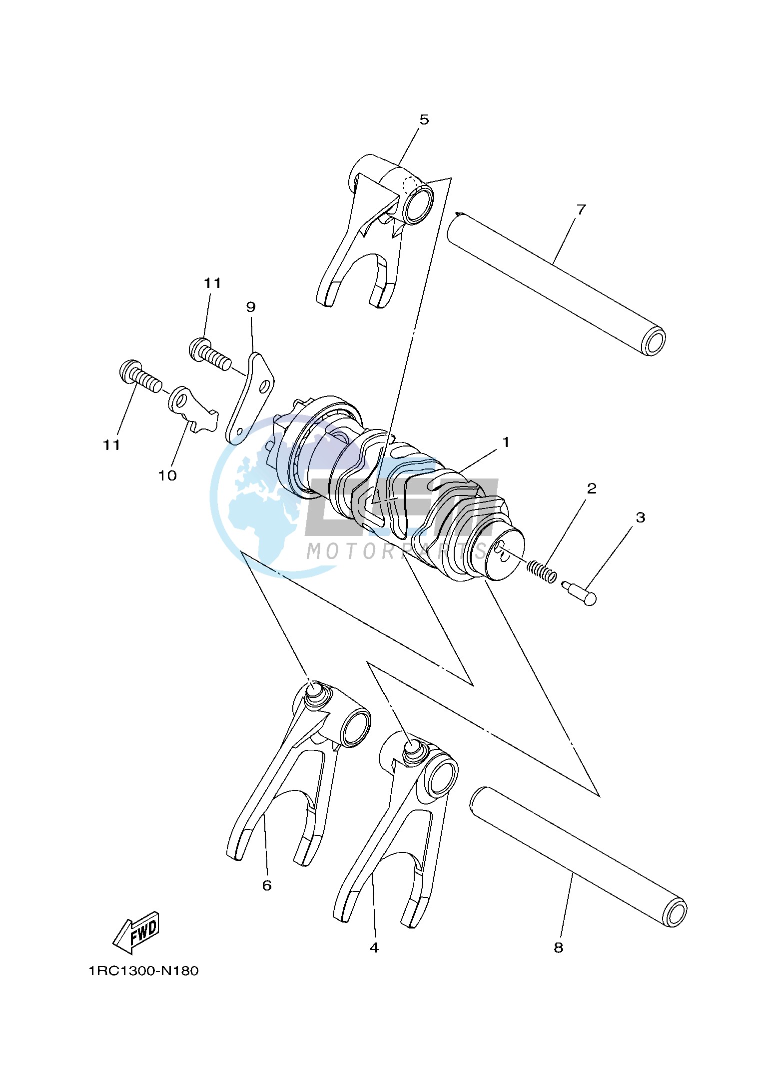 SHIFT CAM & FORK