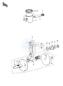 KX 250 (A) drawing CRANKSHAFT_PISTON -- 74-76- -