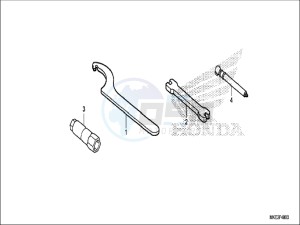 CRF450RH Europe Direct - (ED) drawing TOOLS