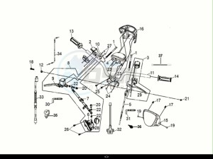 MIO 50I (FS05W2-EU) (E5) (M1) drawing HANDLE BAR