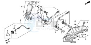 FES150A9 Europe Direct - (ED / ABS) drawing REAR COMBINATION LIGHT