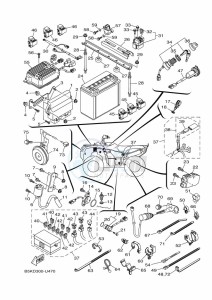 YFM700FWBD YFM7NKP (B5KG) drawing ELECTRICAL 1