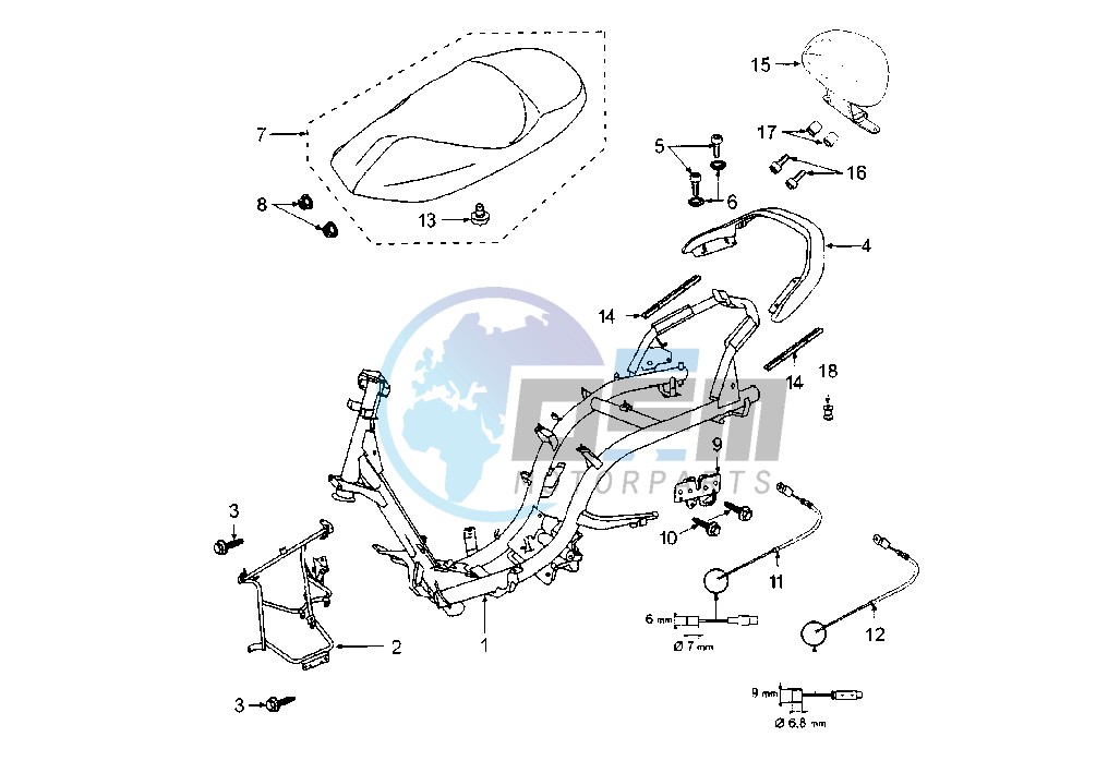 FRAME ELYSEO 125 RGT