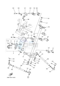 YFM250R RAPTOR 250 (33B7) drawing STEERING