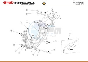 BYE-BIKE-25-KM-H-EURO4-HOLLAND-GREY drawing CHASSIS