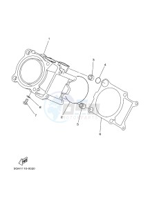 YFM450FWA YFM45FGB GRIZZLY 450 IRS AUSTRIA drawing CYLINDER