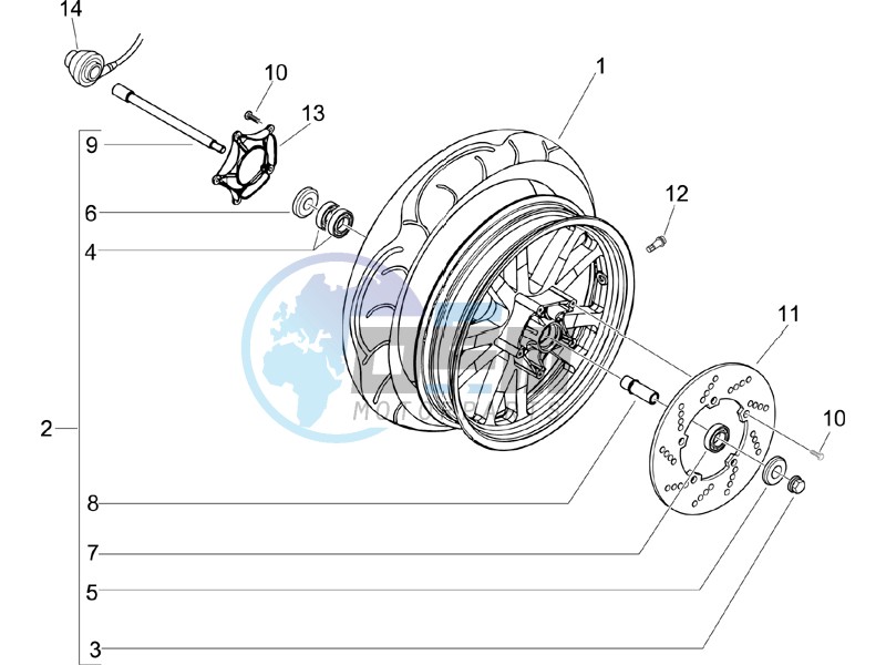 Front wheel