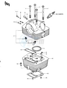 KLT 200 A [KLT200] (A1-A3) [KLT200] drawing CYLINDER HEAD_CYLINDER