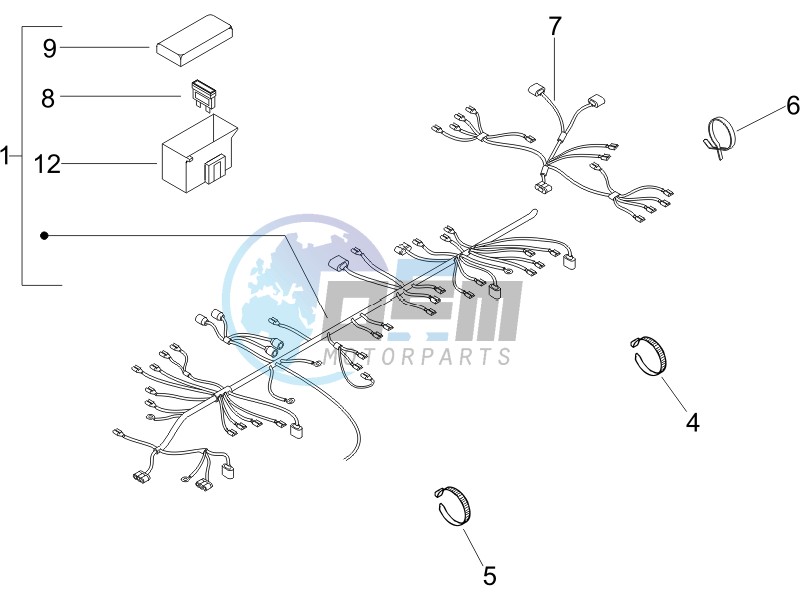 Main cable harness