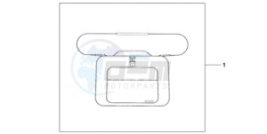 ST1300A9 UK - (E / ABS MKH MME) drawing TOP BOX INNER BAG