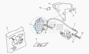 California 1100 Stone - Metal PI Special Sport/Al. PI drawing Rear brake caliper