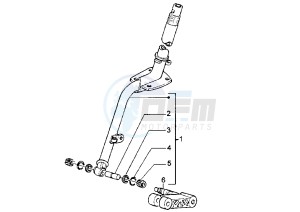 Hexagon LX-LXT 125-180 drawing Front Fork