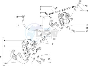 NRG 50 power Pure jet drawing Brakes hose  - Calipers