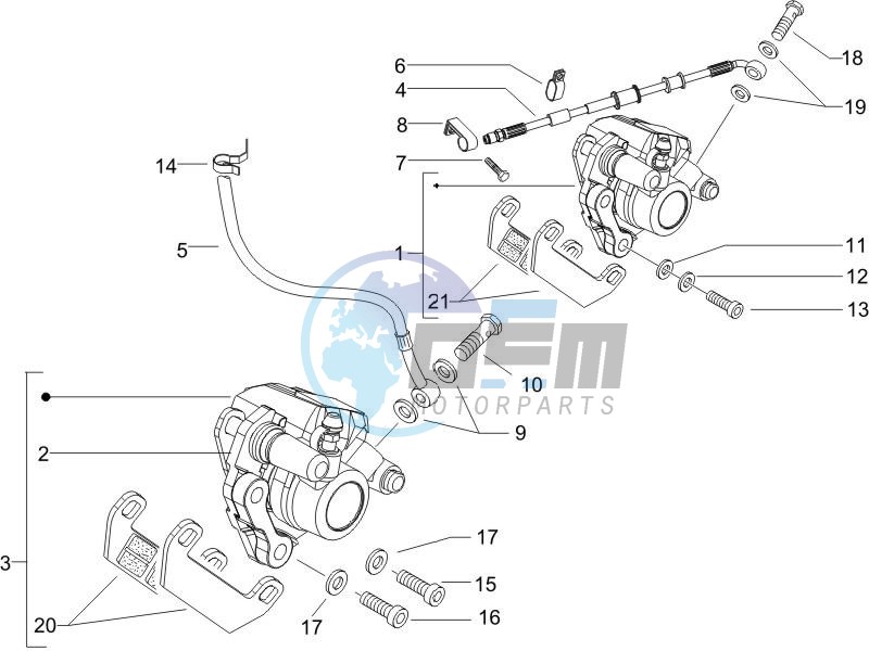 Brakes hose  - Calipers