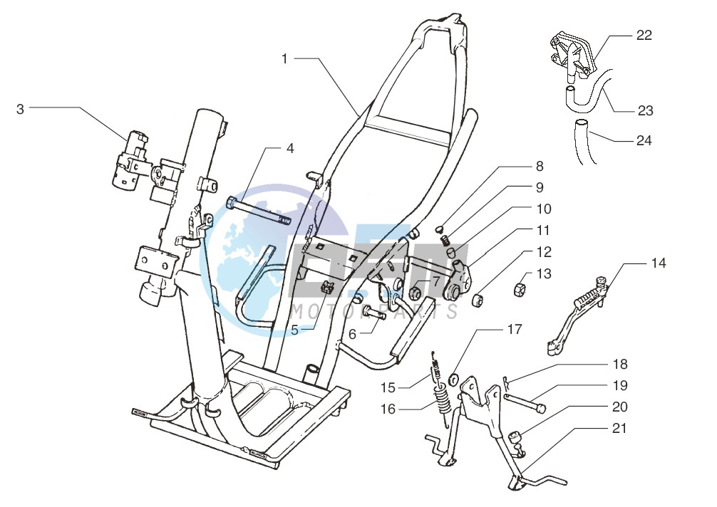 Chassis-Central stand