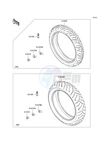 ER 650 C [ER-6N](9F) C9F drawing TIRES