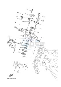 MTN850 MTN-850D MT-09 SP (B6C1) drawing STEERING