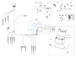 RSV4 1100 RACING FACTORY E4 ABS (APAC) drawing Rear electrical system