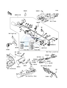 Z1000 ZR1000B9F FR GB XX (EU ME A(FRICA) drawing Chassis Electrical Equipment