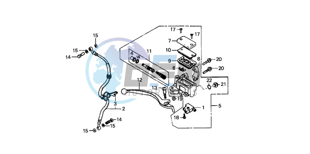 FRONT BRAKE MASTER CYLINDER